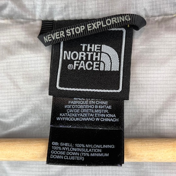 The North Face 700 Fill Down Puffer Jacket Women's Bright Yellow Full Zip M - Picture 3 of 13